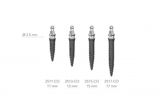 Lew MDI 2.5 mm Collared Implants