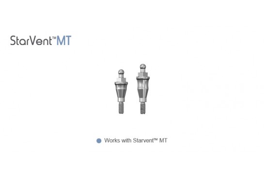 StarVent™ MT O-Ball Abutment Titanium